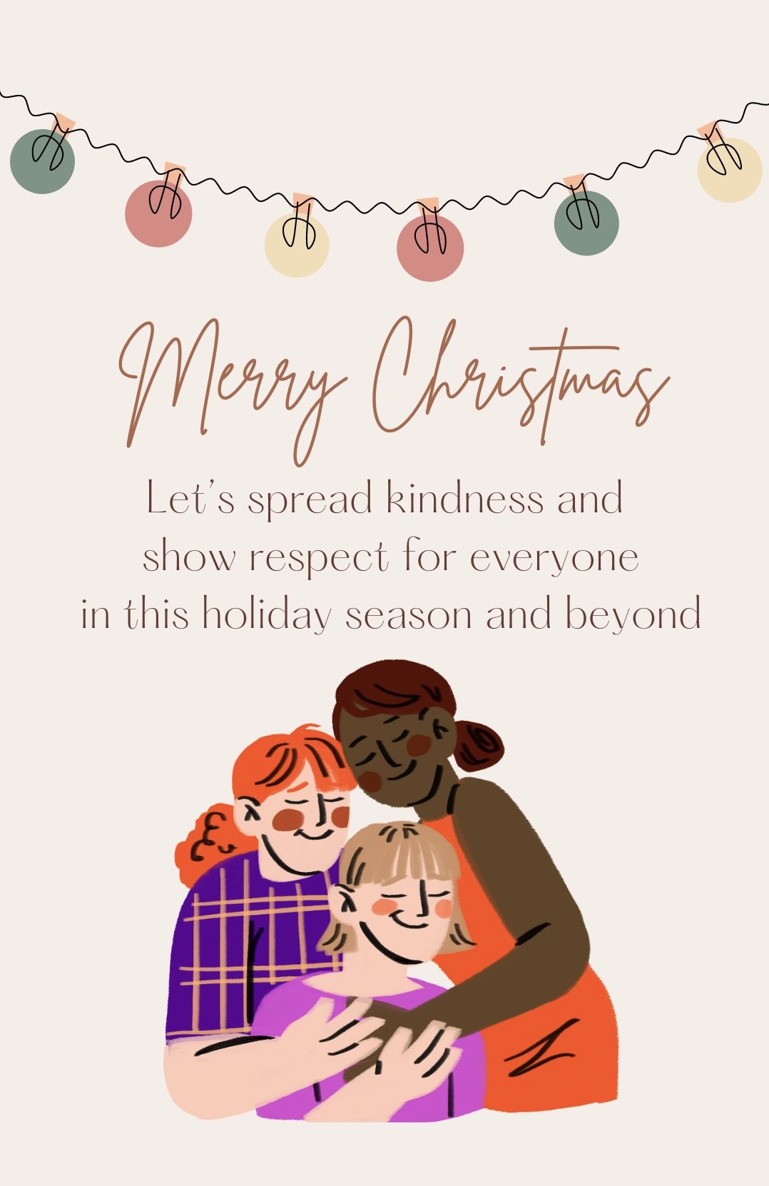 Christmas e-card designed by EOSA