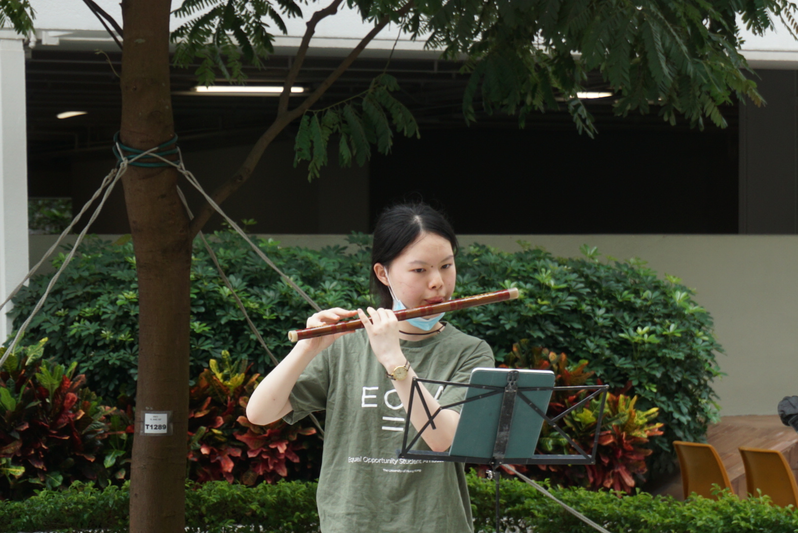 Equal Opportunity Student Ambassador performing at Sun Yat-sen Place