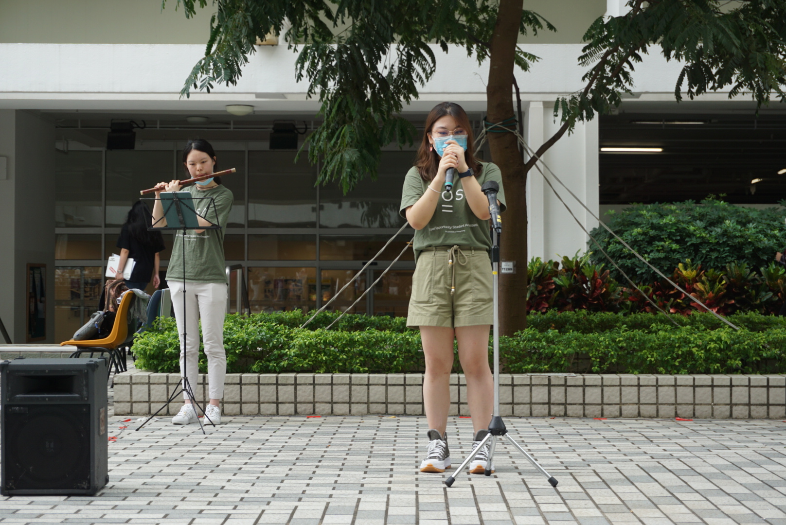 Equal Opportunity Student Ambassador performing at Sun Yat-sen Place