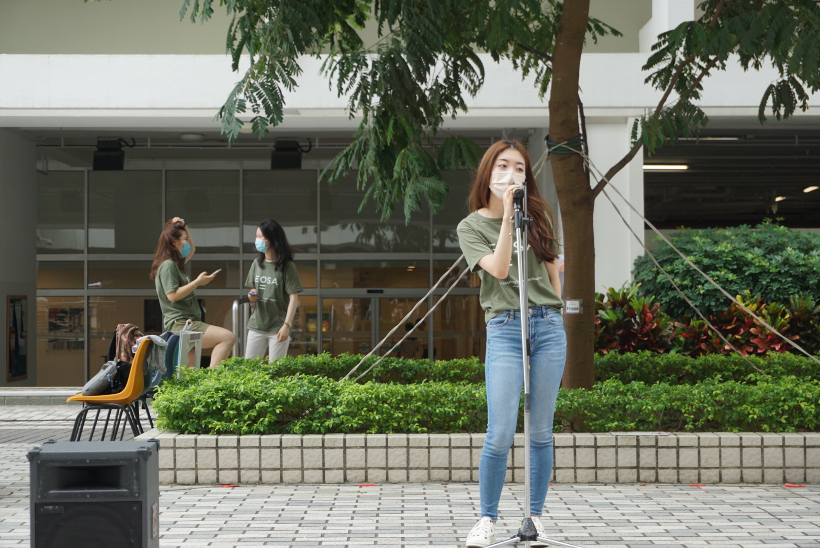 Equal Opportunity Student Ambassador performing at Sun Yat-sen Place