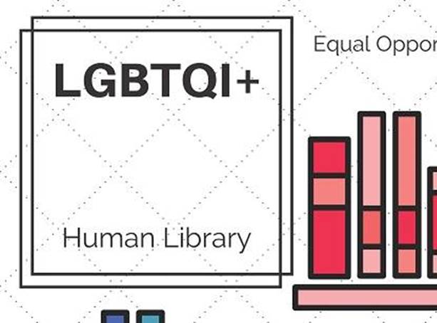EOF 2017 - LGBTQI+ Human Library Poster.  Content same as text on this webpage.